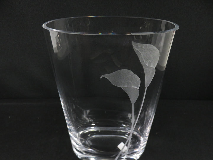 Oval Crystal Vase