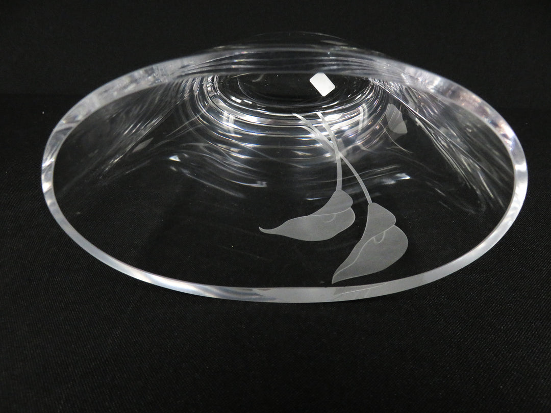 Oval Crystal Vase