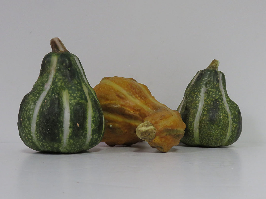 Ceramic Fall Gourds