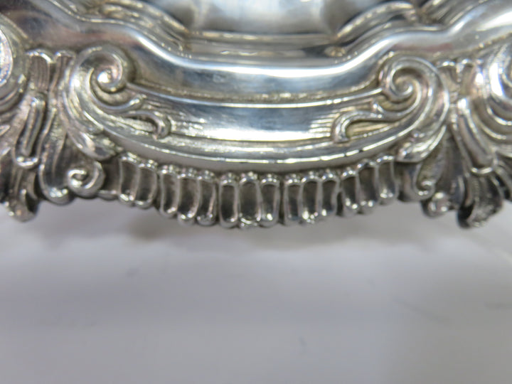 Footed Silverplate Tray