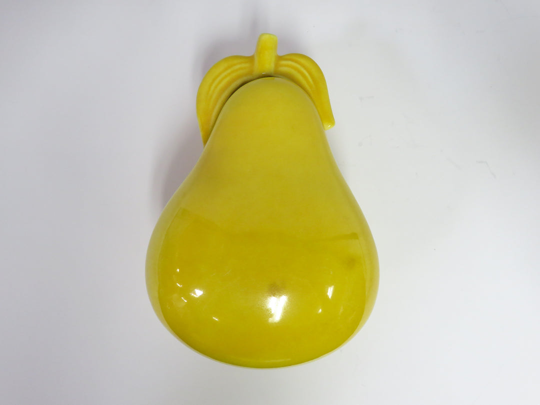 Redwing Pottery Covered Pear Dish