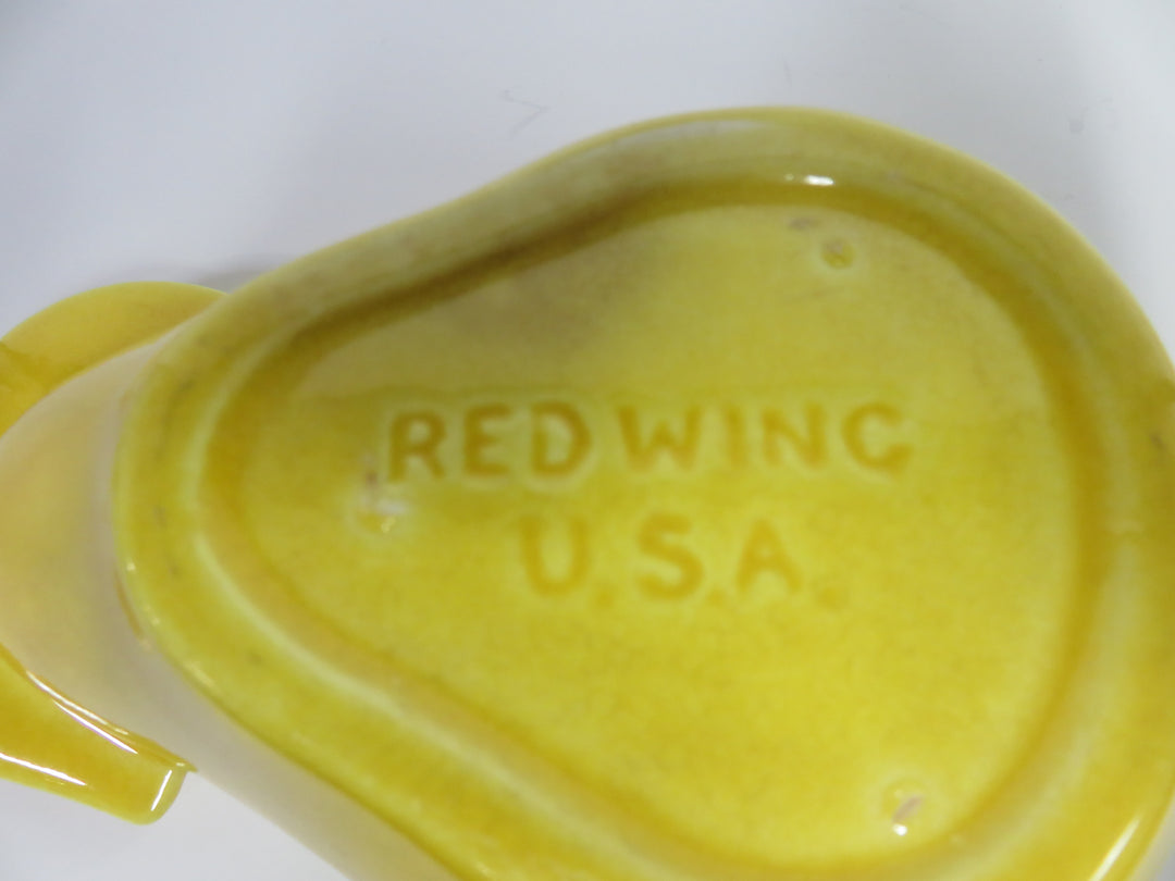 Redwing Pottery Covered Pear Dish
