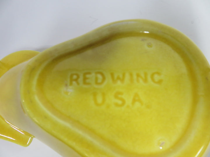 Redwing Pottery Covered Pear Dish