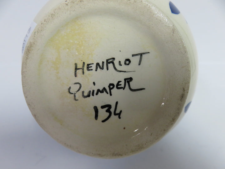 Henriot Quimper Handled Vessel
