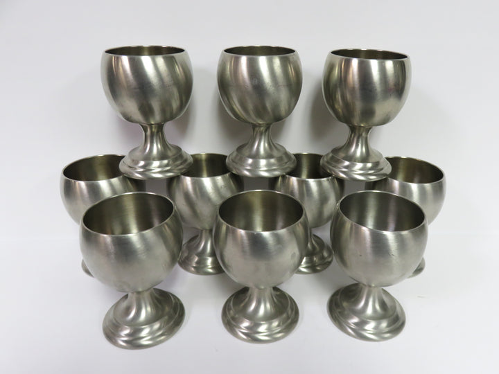 Nantucket Pewter Wine Goblets