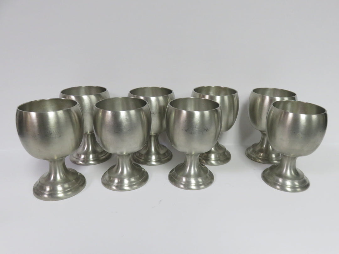 Nantucket Pewter Water Goblets