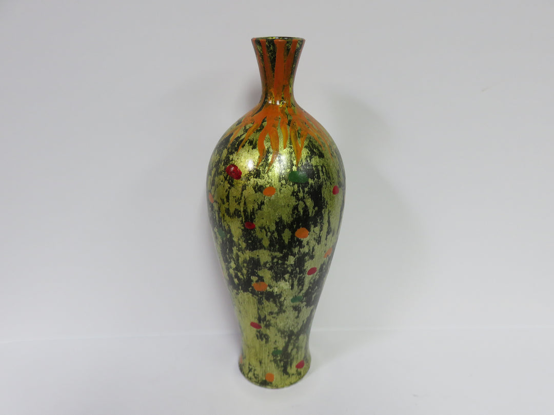 Gold Multicolored Vase