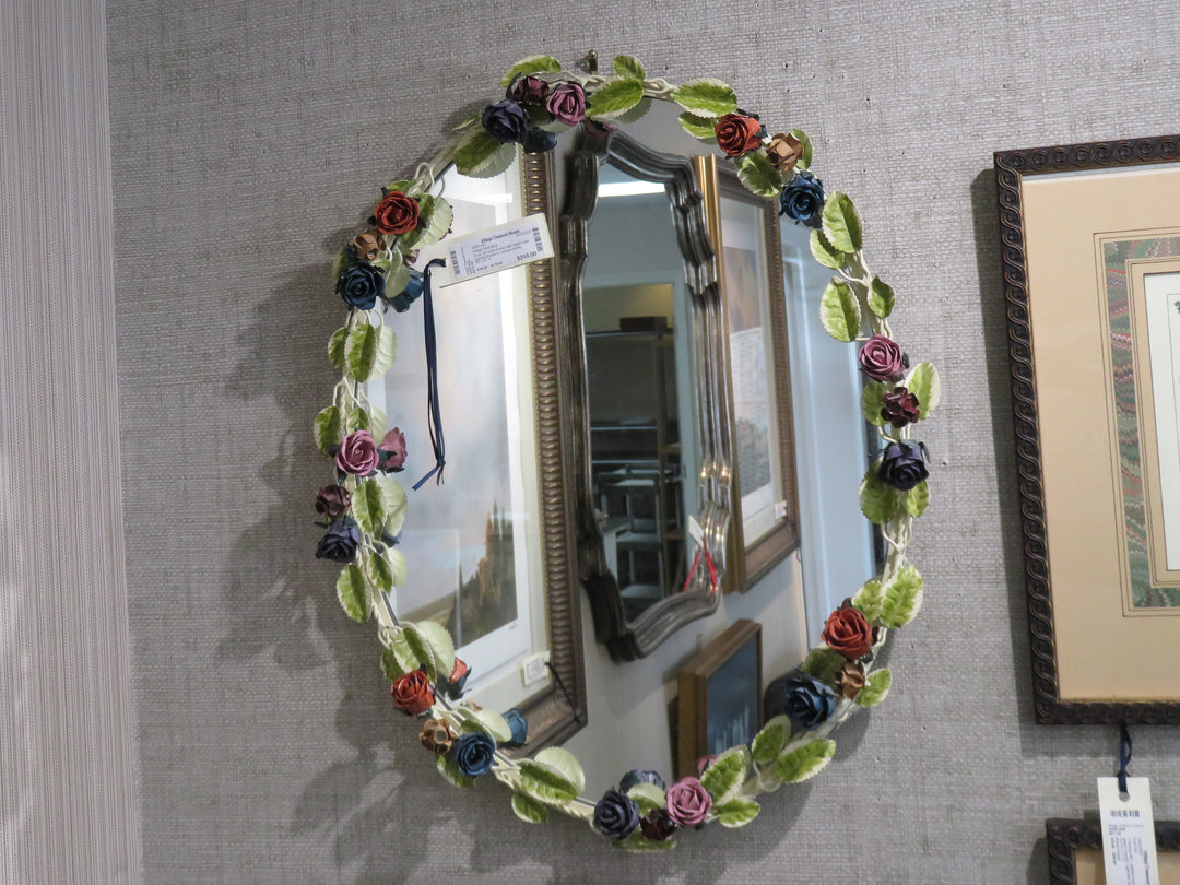 Vintage Floral Mirror