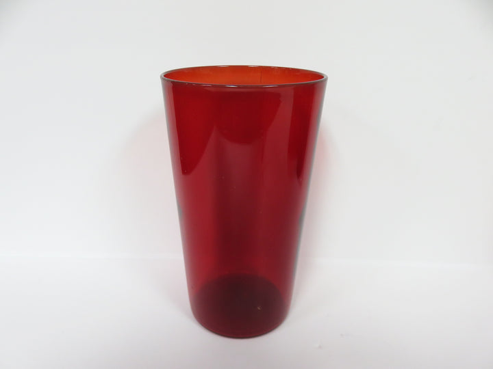 Ruby Red Glass Tumblers
