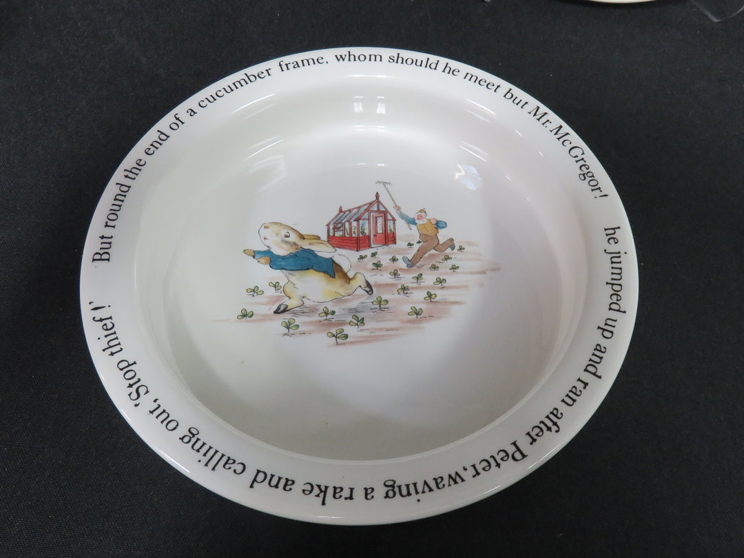 Wedgwood Peter Rabbit Child's Dish Set