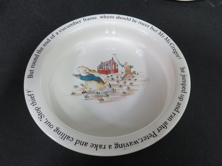 Wedgwood Peter Rabbit Child's Dish Set