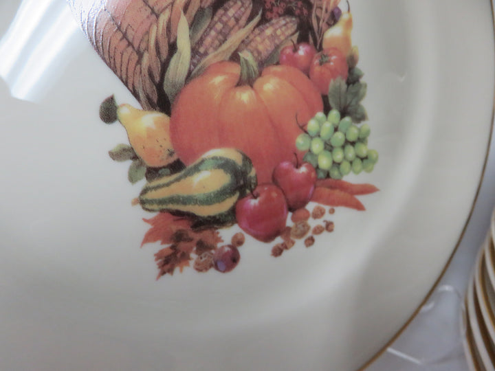 Pickard Thanksgiving Salad/Dessert Plates