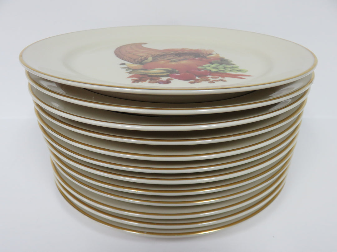 Pickard Thanksgiving Salad/Dessert Plates