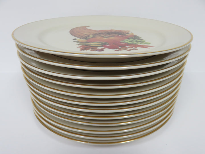 Pickard Thanksgiving Salad/Dessert Plates
