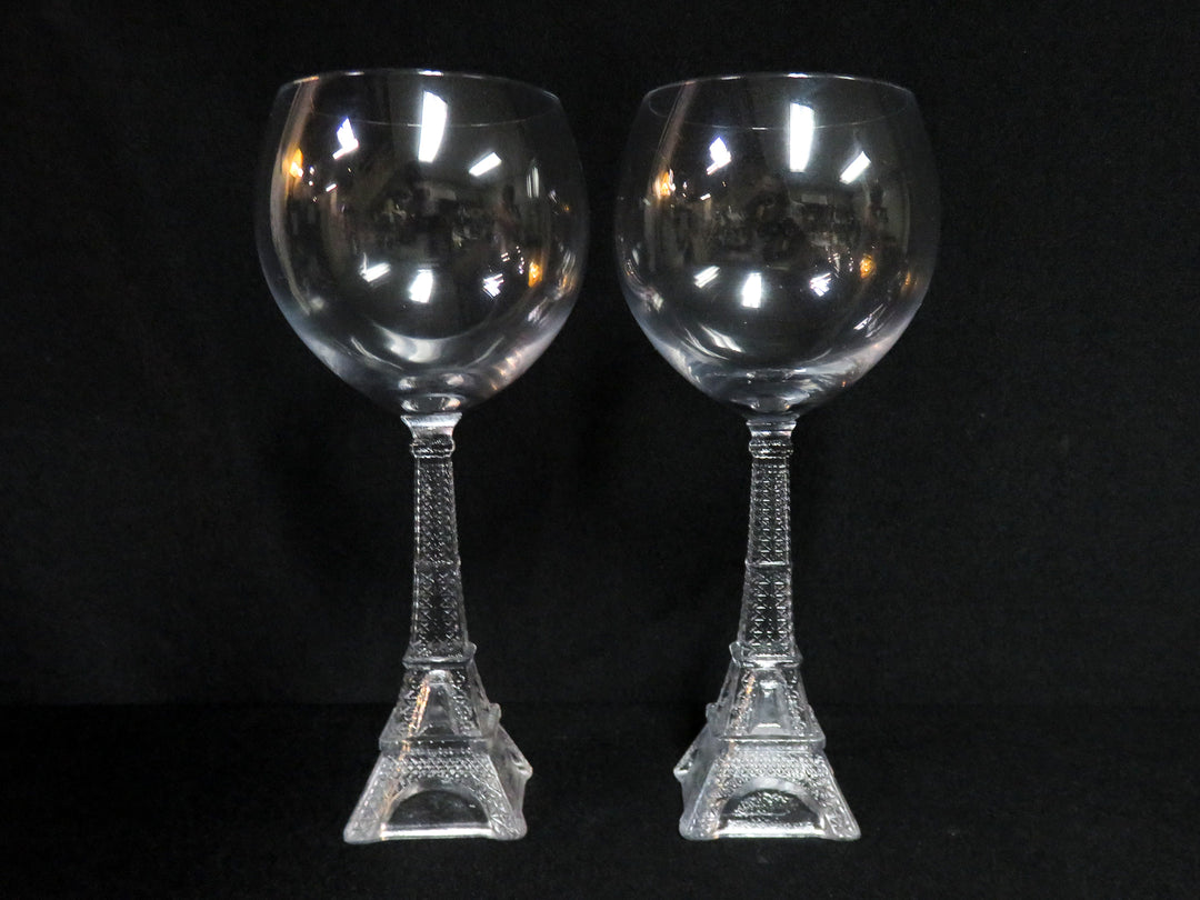 Eiffel Tower Wine Glasses