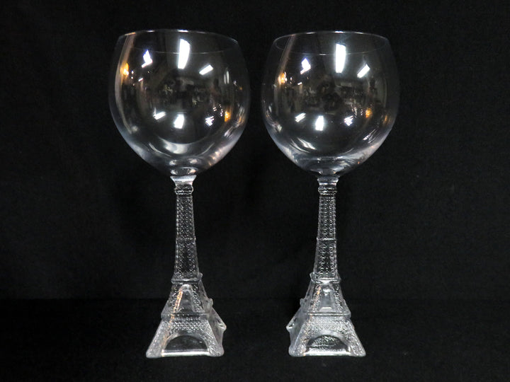 Eiffel Tower Wine Glasses