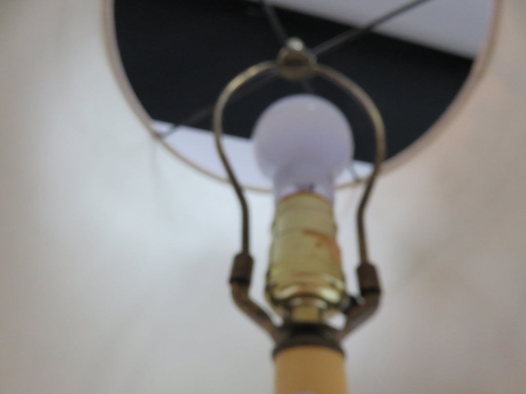 MCM Marbleized Glass Table Lamp