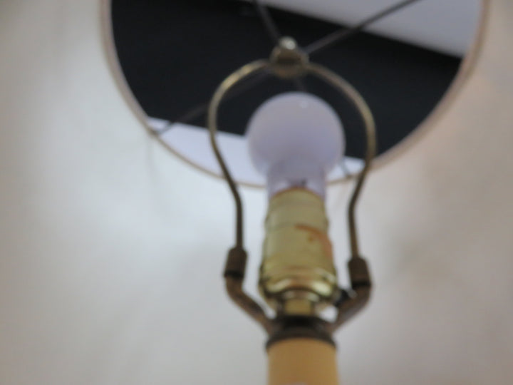 MCM Marbleized Glass Table Lamp