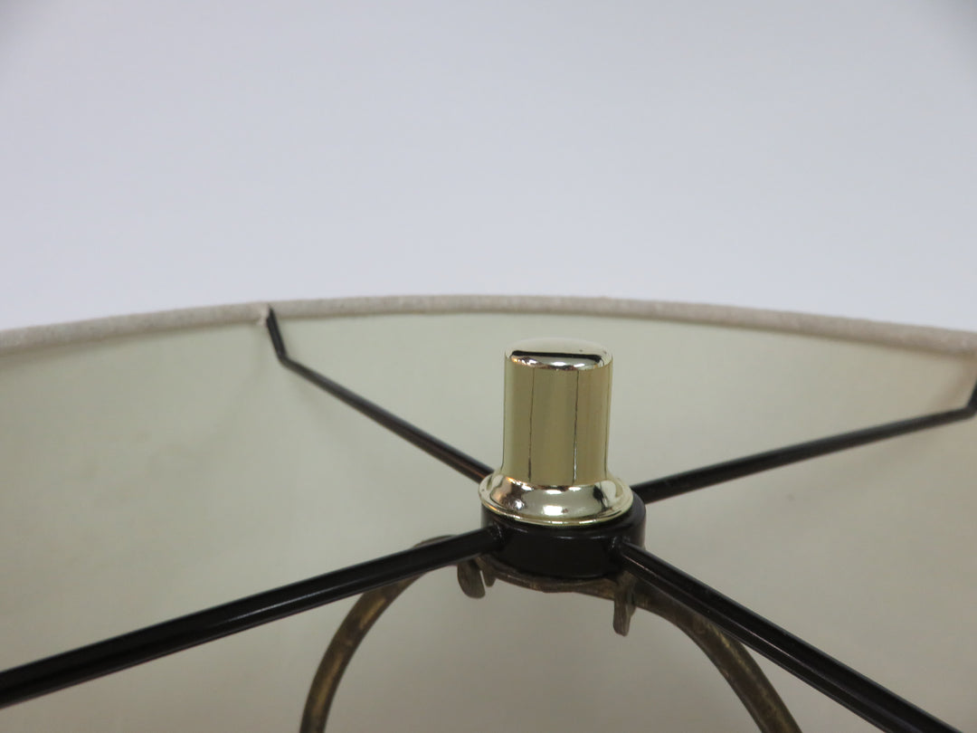 MCM Marbleized Glass Table Lamp
