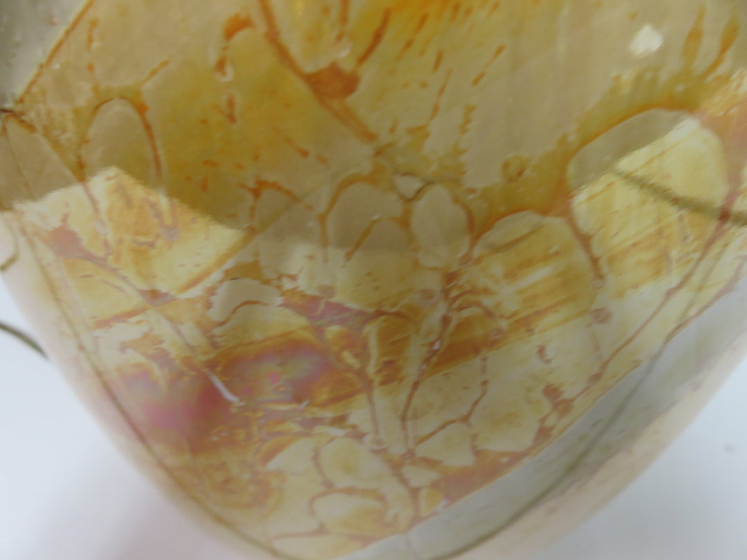MCM Marbleized Glass Table Lamp