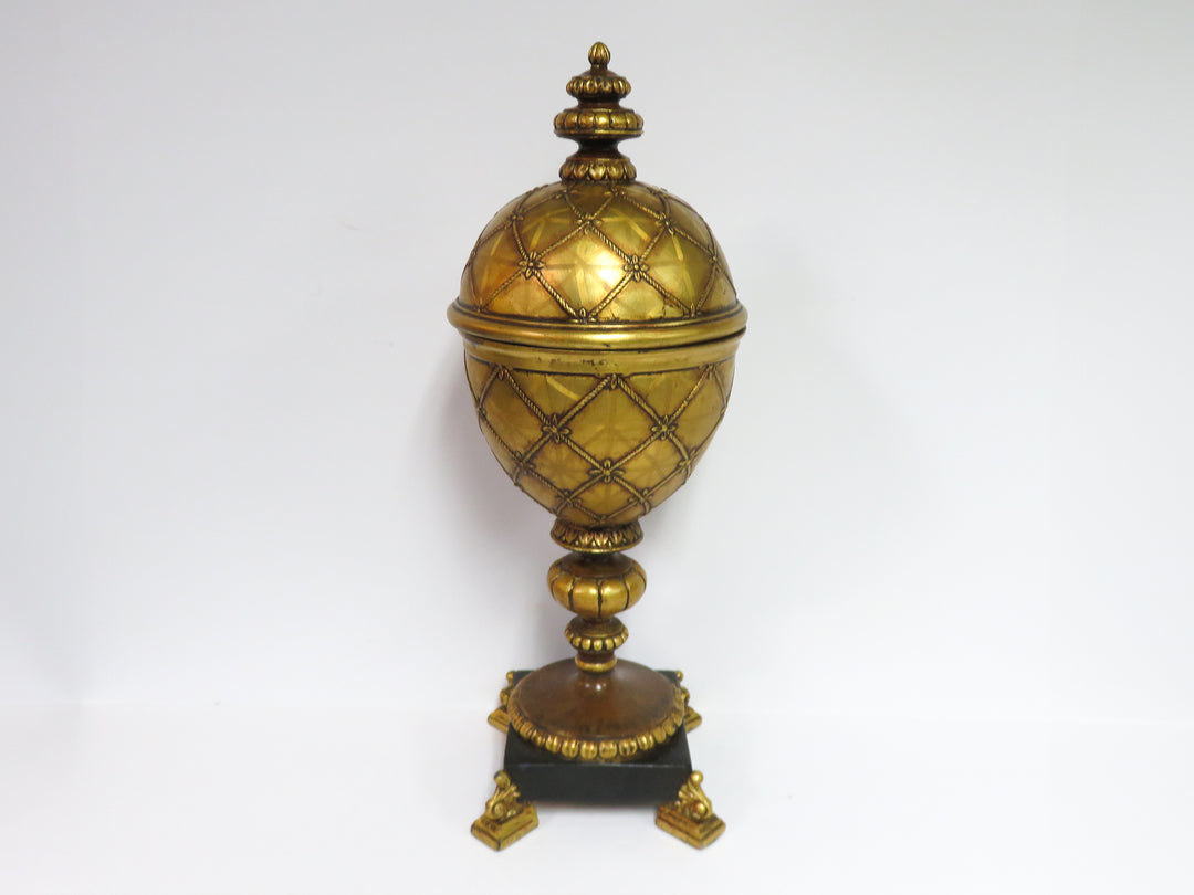 Decorative Gold Tall Bowl