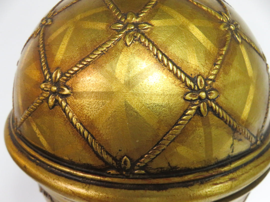 Decorative Gold Tall Bowl