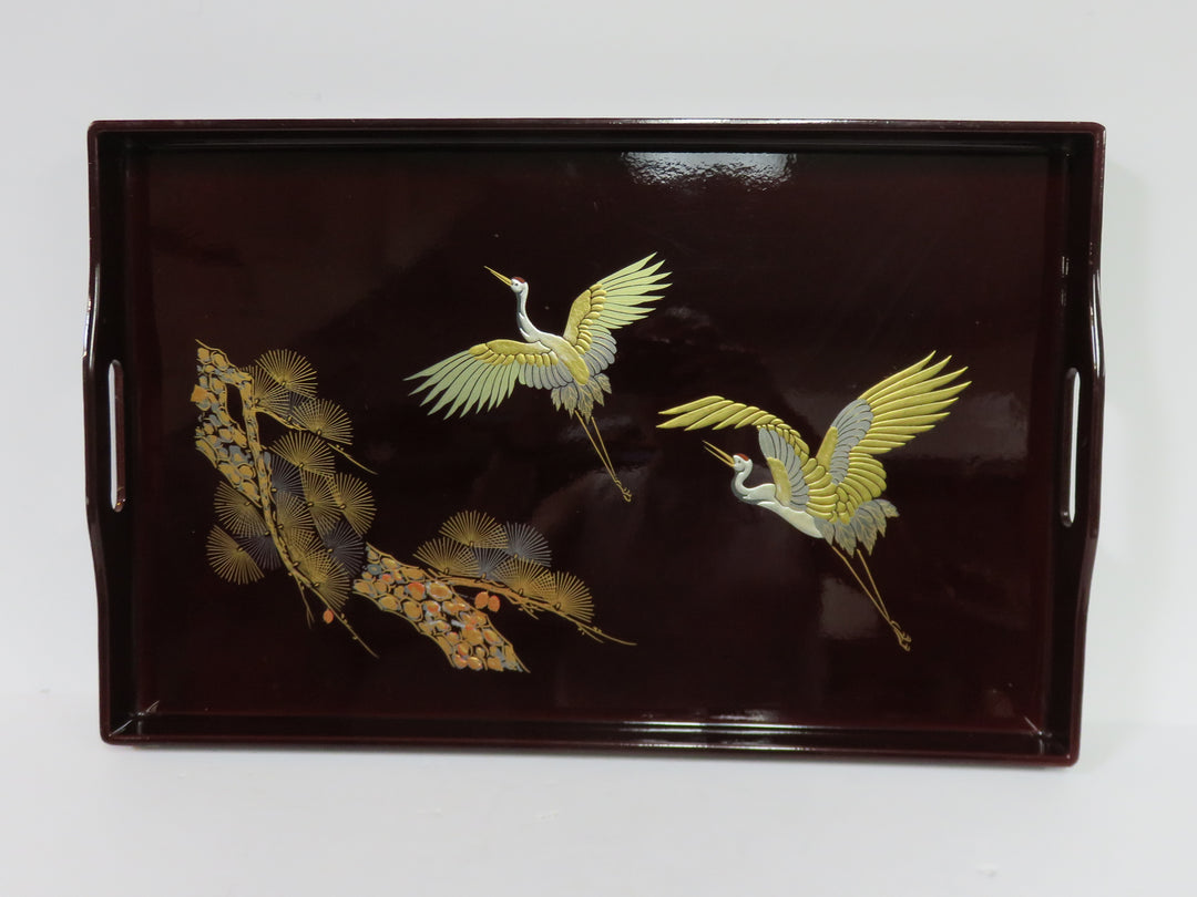 Lacquered Handled Tray