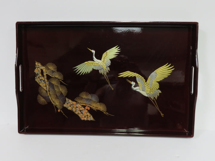 Lacquered Handled Tray
