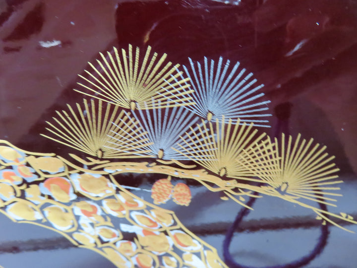 Lacquered Handled Tray