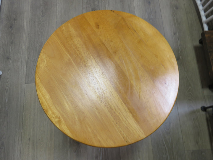 Round Maple Occasional Table