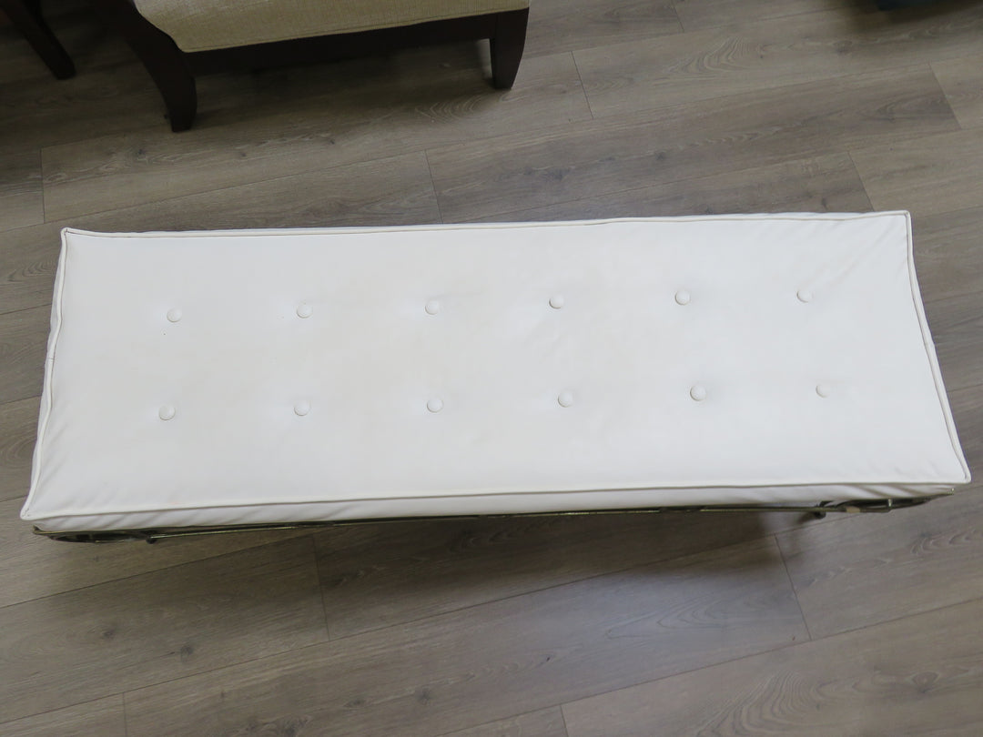 Hollywood Regency Style Bench