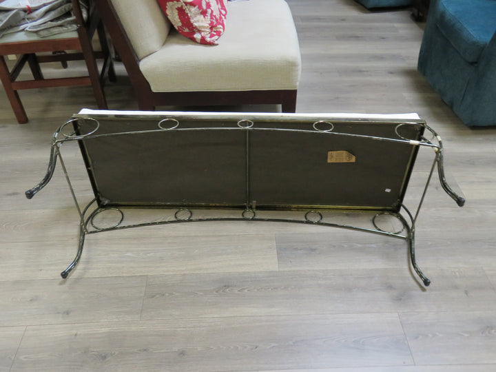 Hollywood Regency Style Bench