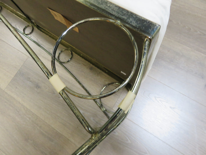 Hollywood Regency Style Bench