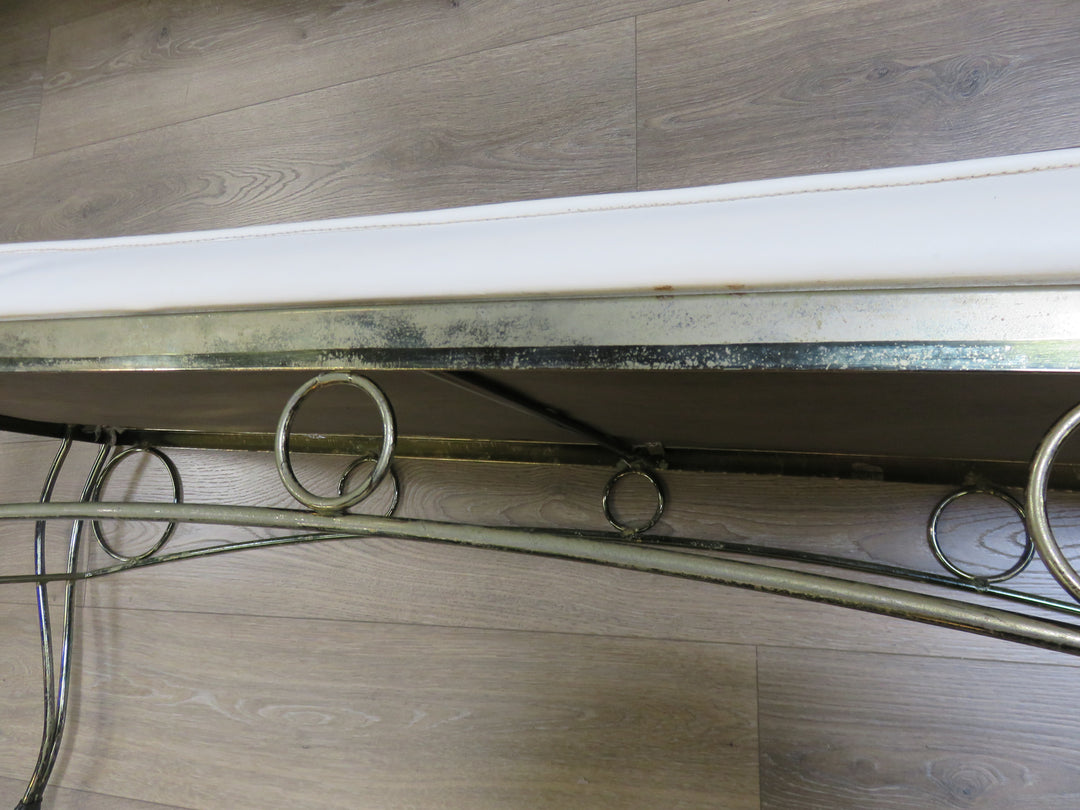 Hollywood Regency Style Bench