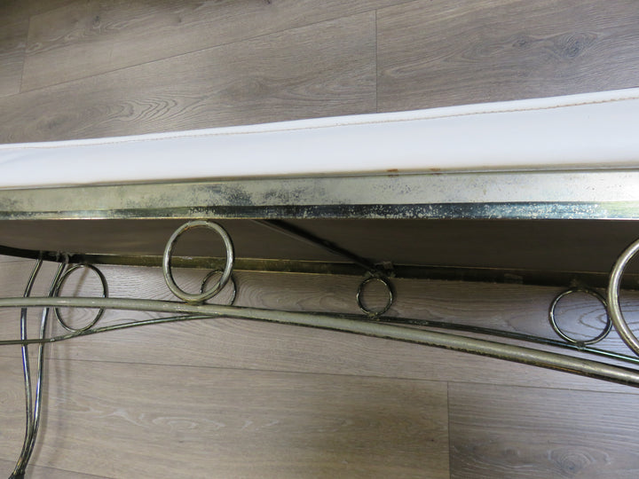 Hollywood Regency Style Bench