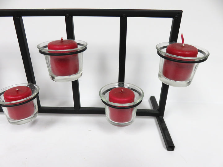 Black Metal Votive Holder