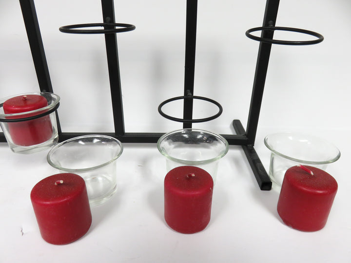 Black Metal Votive Holder