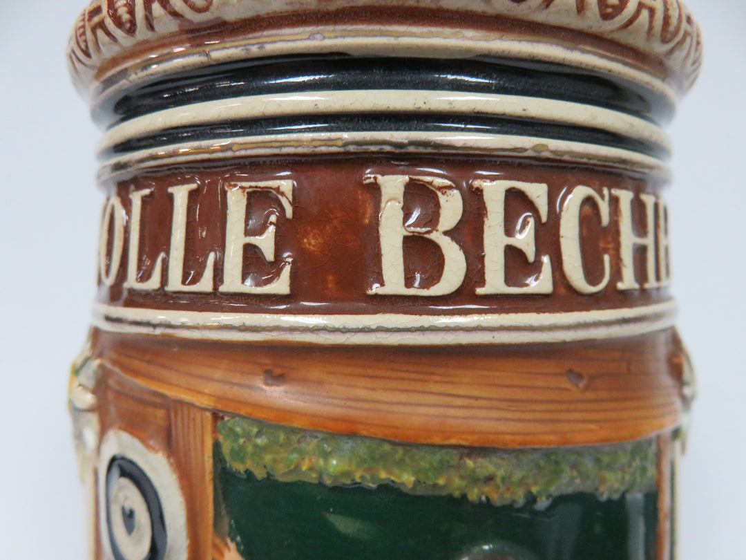 Hand Painted Tall Beer Stein