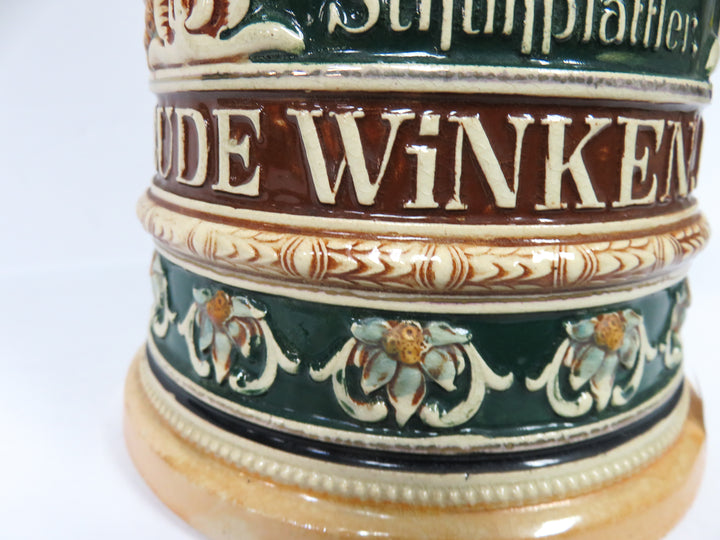 Hand Painted Tall Beer Stein