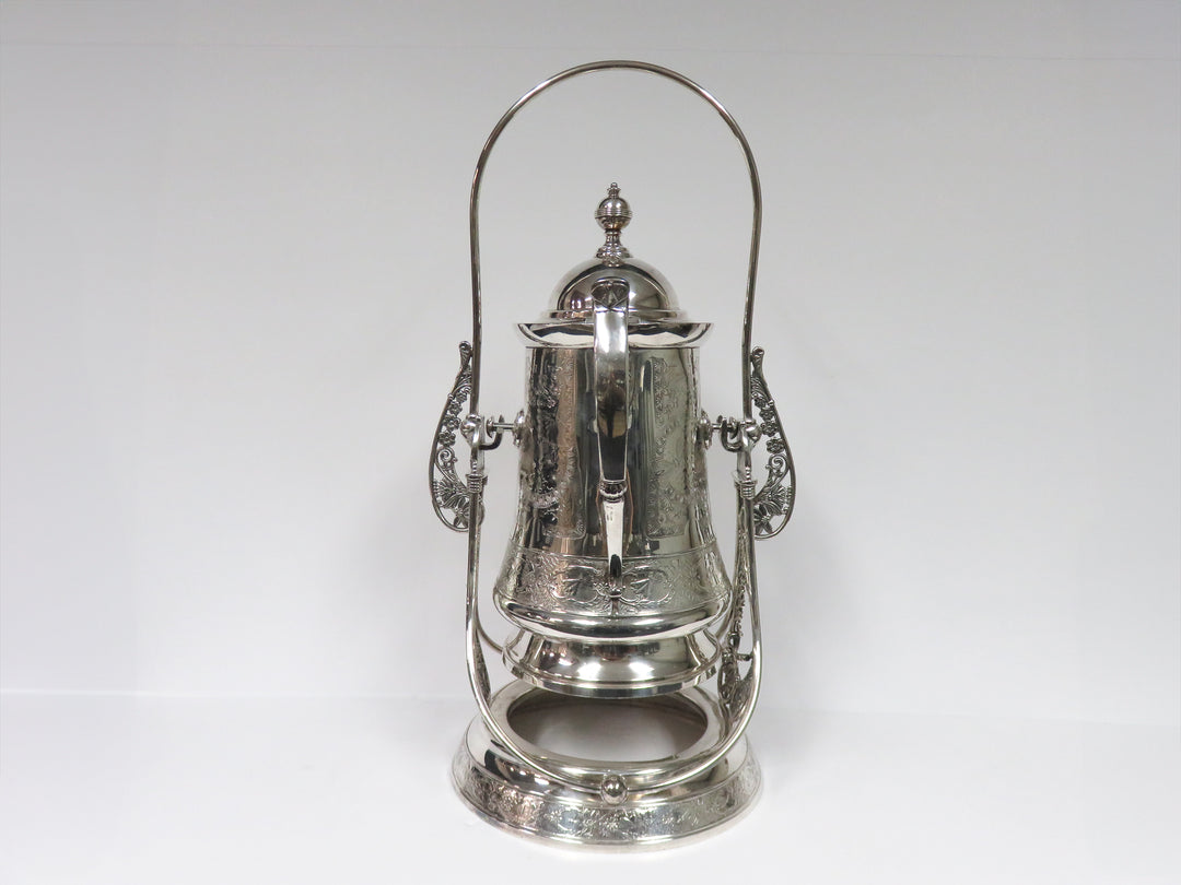 Derby Silver Co. Silverplated Tilting Pitcher