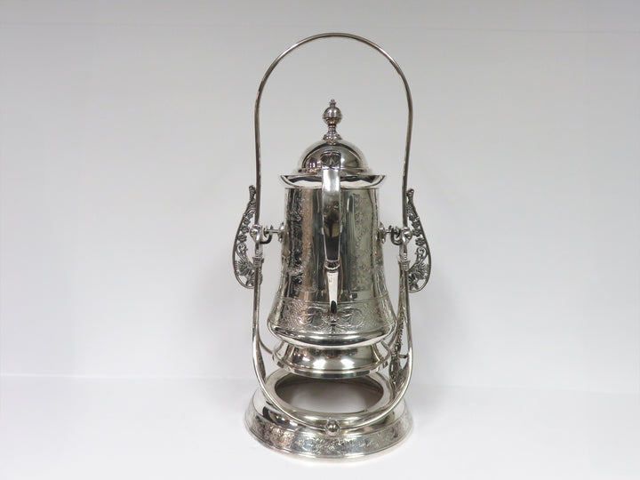Derby Silver Co. Silverplated Tilting Pitcher