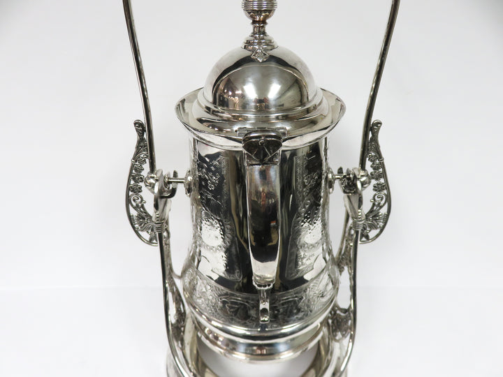 Derby Silver Co. Silverplated Tilting Pitcher