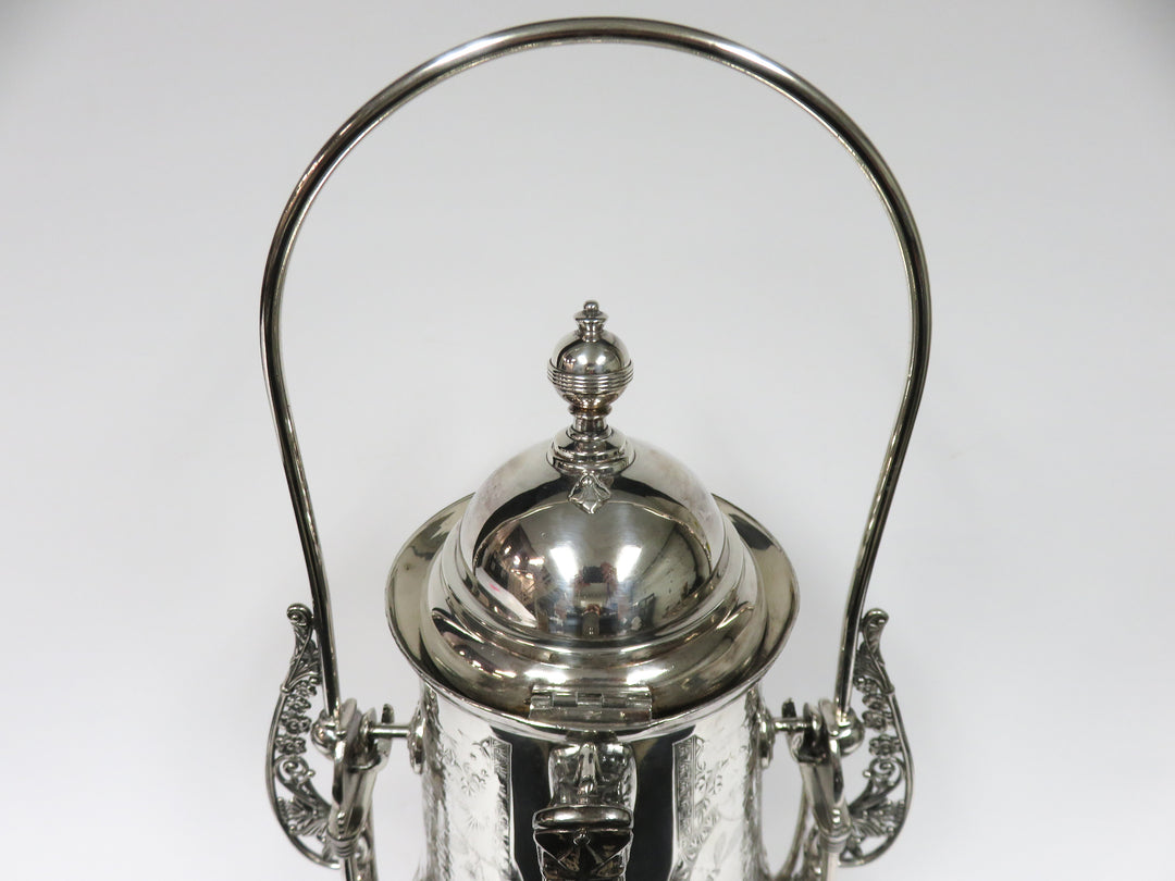 Derby Silver Co. Silverplated Tilting Pitcher