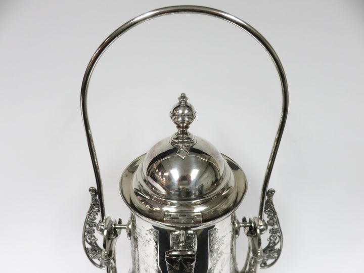 Derby Silver Co. Silverplated Tilting Pitcher