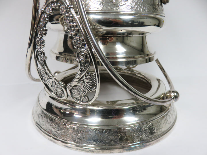 Derby Silver Co. Silverplated Tilting Pitcher