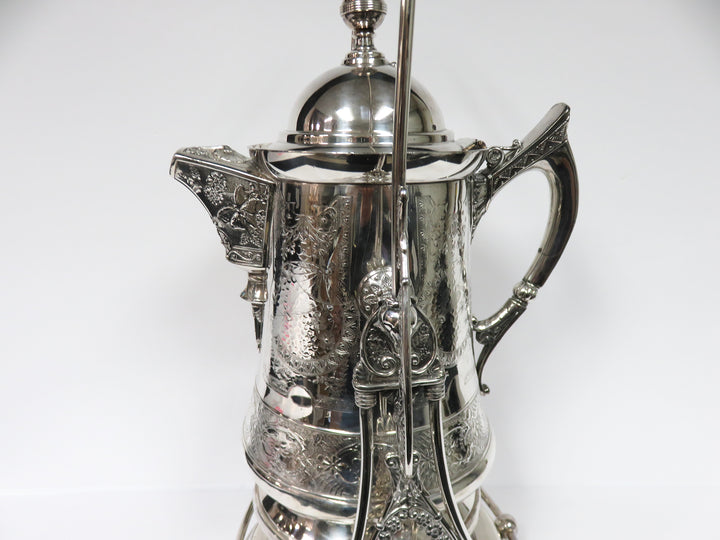 Derby Silver Co. Silverplated Tilting Pitcher
