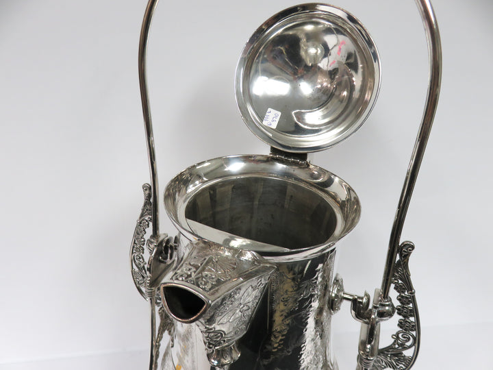 Derby Silver Co. Silverplated Tilting Pitcher