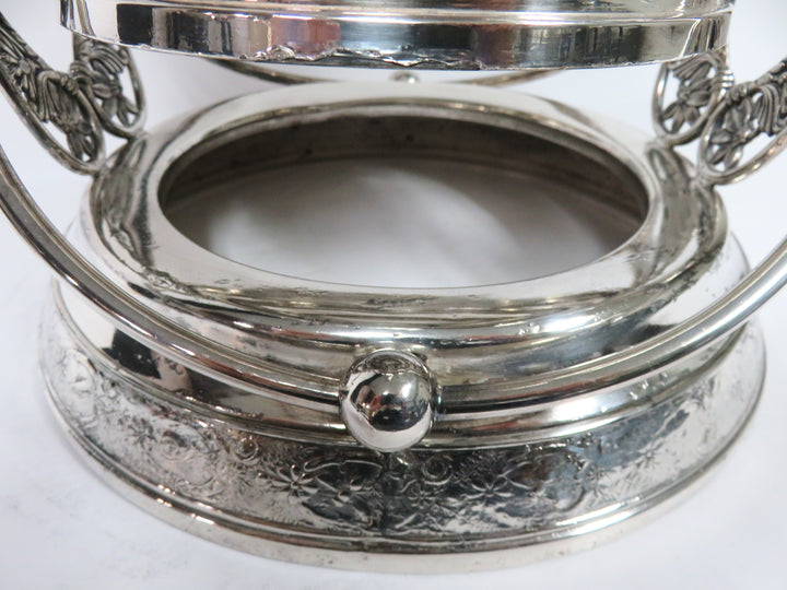 Derby Silver Co. Silverplated Tilting Pitcher