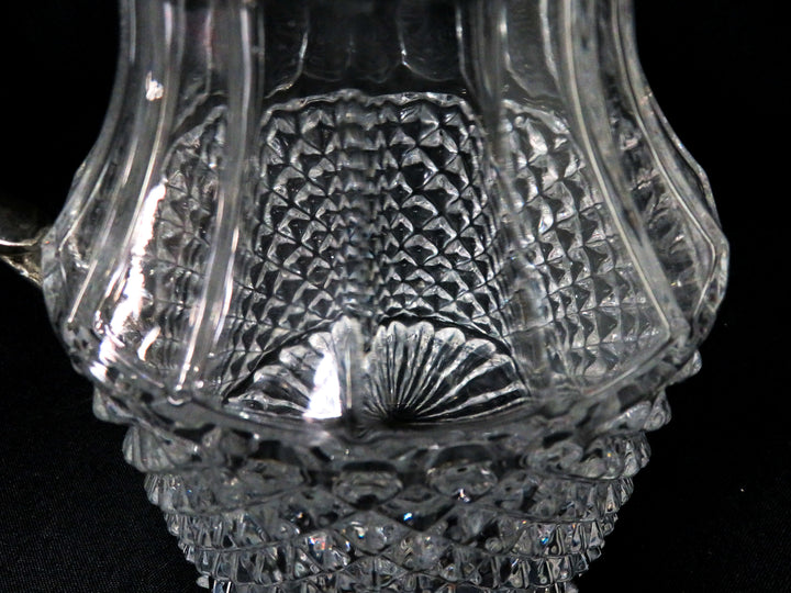 Italian Glass & Silverplated Pitcher
