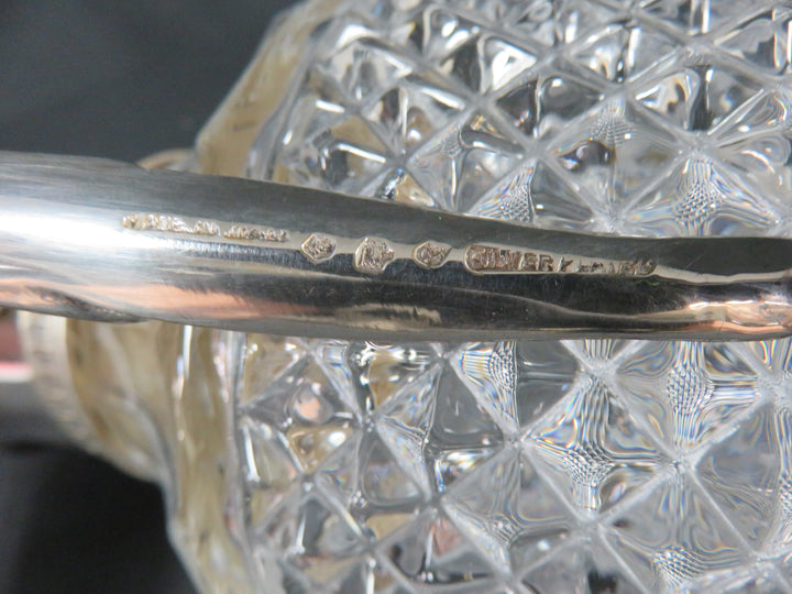 Italian Glass & Silverplated Pitcher
